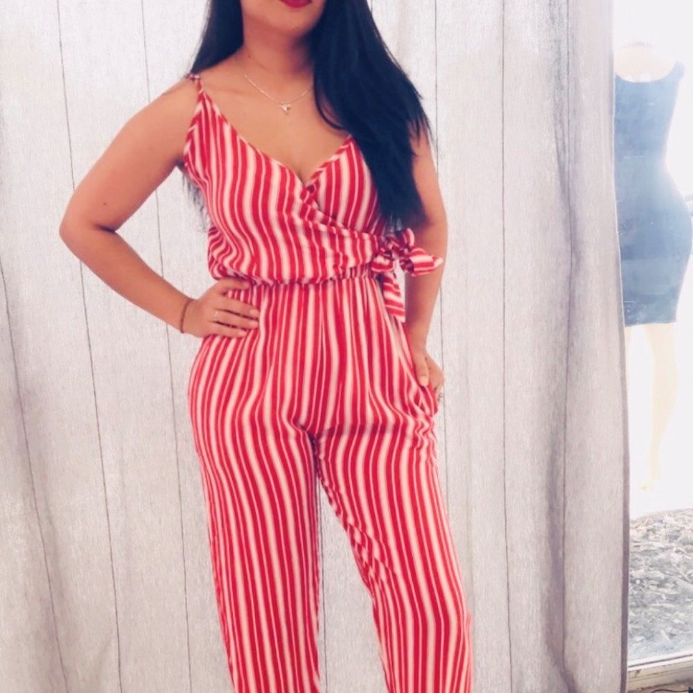 Stripped V-Romper